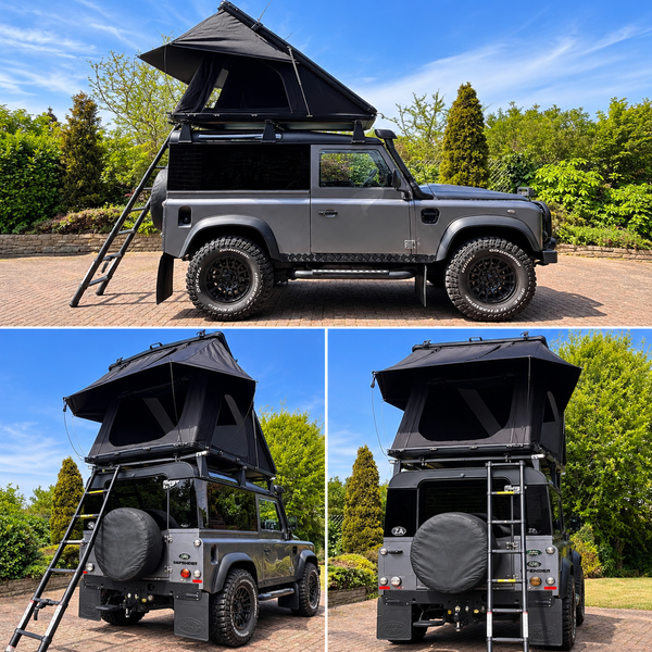 OUTRAX 4X4 320G Canvas Triangle Rooftop Tent (145cm)