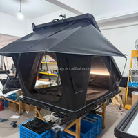 OUTRAX 4X4 1.4 X-Hinge Aluminum Shell Rooftop Tent with Full LED